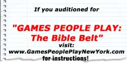 Visit Games People Play New York for Auditioning Info